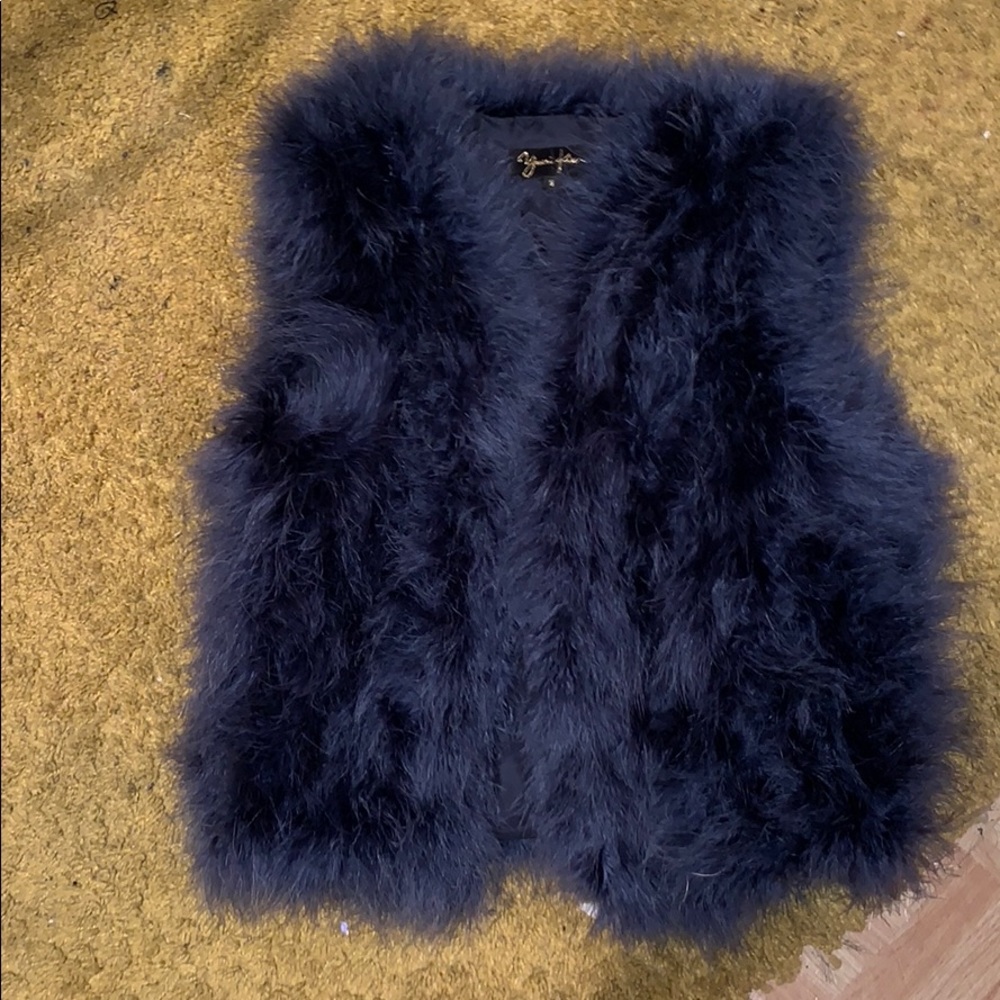 Real Feather Vest